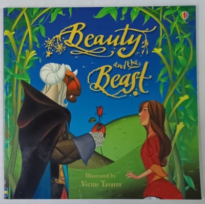 BEAUTY AND THE BEAST , illustrated by VICTOR TAVARES , retold by LOUIE STOWELL , 2011 foto