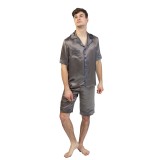 Pijama barbati din matase naturala 100% -19 momme 6 A calitate.