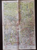 A3374N Hartă R&acirc;mnicu V&acirc;lcea &icirc;ntocmită și executată de M D Moldoveanu, anii 1920