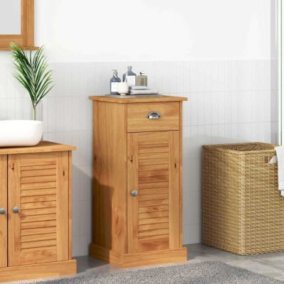 vidaXL Cabina de Baie cu sertar VIGO maro miere 37.5 x 34 x 80 cm 4019105 foto