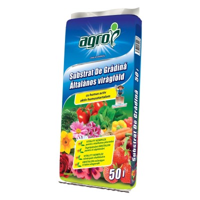 Pamant universal / substrat de gradina, Agro CS, 50 l, turba si humus foto