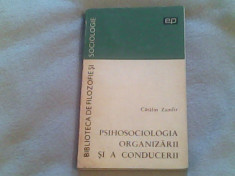 Psihologia organizarii si a conducerii-Catalin Zamfir foto