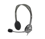 Cumpara ieftin Casti Head-band Logitech H110, Wired, noise-canceling, Multicolor