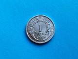 1 Franc 1957 Lit. B -Franta-luciu de batere