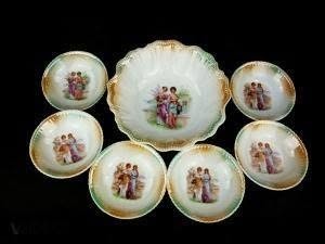 Set antik compot sau salata foto