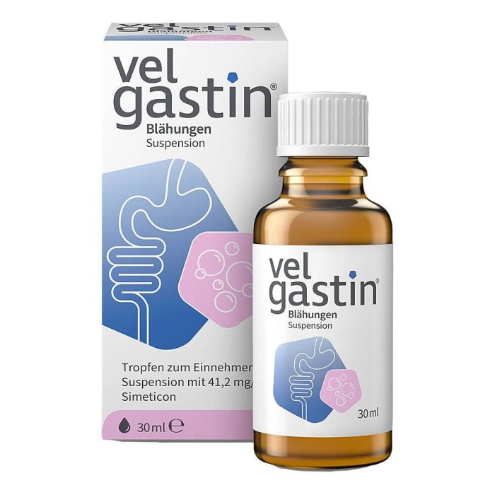 Suspensie Orala pentru Bebelusi si Copii, Velgastin, Impotriva Balonarii si Colicilor, Aroma Banane,