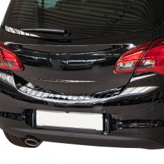 Ornament protectie bara spate/portbagaj Crom Opel Corsa E 2014-2019