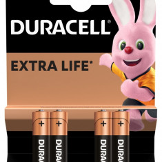 Baterie alcalina Duracell Basic R3 (AAA) 4 buc/blister