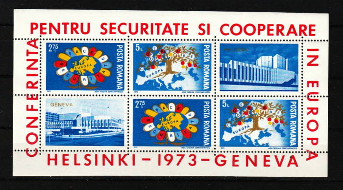 Romania, 1974 | Conferinţa pt. Securitate şi Cooperare Helsinki | MNH | aph