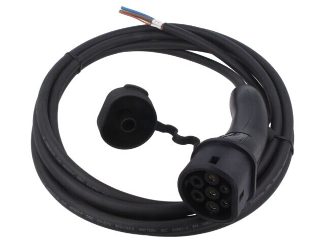 Cablu eMobility AMPHENOL 1x0,5mm2 3x6mm2 250V 3,6kW IP54 5m 20A