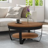 VidaXL Măsuță de cafea, 65 x 65 x 32 cm, lemn masiv de acacia 289616