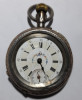 Ceas de buzunar REMONTOIR, argint, anul 1890, diametrul 45 mm,