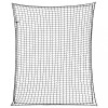 Plasă de remorcă cu funie elastică, negru, 3x2,5 m, PP