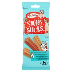 Recompensa caini / hrana complementara, Frolic Smiley Sticks, punga 7 bucati, 175 g, toate taliile, junior, carne de pui