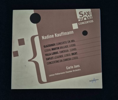 CD Jazz Clasic Nadine Kauffmann Saxofon Latvian Philarmonic Chamber Orchestra foto