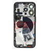 Carcasa Completa Originala iPhone 15 Pro Black + Suport SIM, Butoane, Flex Magsafe, Geam Camera Spate