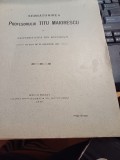 Serbătorirea profesorului Titu Maiorescu la Universitatea din București, &icirc;n ziua de 22 noemvrie 1909