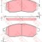 Set placute frana,frana disc RENAULT KOLEOS (HY) (2008 - 2016) TRW GDB3392
