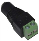 Bloc terminal la DC 2.1x5.5mm mama pentru CCTV, DC-F/2.1X5.5-TBS