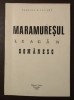 Teresia B. Tătaru - Maramureșul, leagăn rom&acirc;nesc (Bruxelles, 1989)