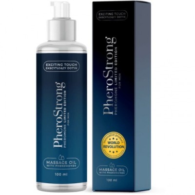 PHEROSTRONG - MASSAGE OIL LIMITED EDITION FOR MEN 100 ML foto