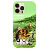Husa compatibila cu Apple iPhone 14 Pro Max, Viceversa, model Madagascar party, Silicon, TPU, Transparent, Carcasa