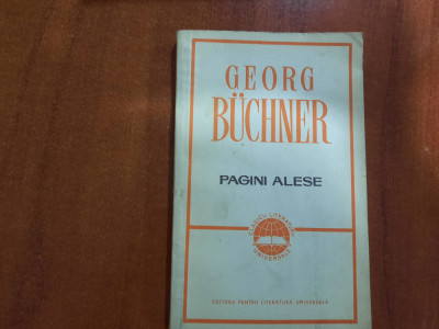 Pagini alese de Georg Buchner foto