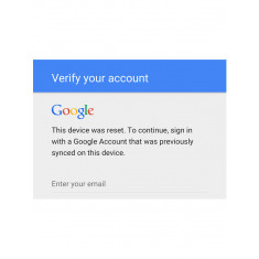 Deblocare Cont Google &ndash; Acest dispozitiv a fost resetat