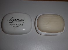 SAPUN NINA RICCI - Signoricci - Savon Parfume - Travel Soap - Italy - Vintage ! foto