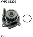 SKF VKPC 81220 Pompă de apă, răcire motor