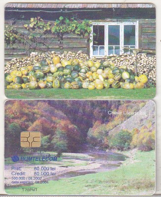 bnk card Cartela telefonica 2002 - Cheile Lapusului - RO-ROM-0161A foto