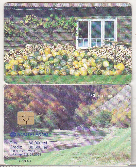 bnk card Cartela telefonica 2002 - Cheile Lapusului - RO-ROM-0161A