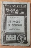 myh 621 - Biblioteca Minervei - 125 - Un pachet de scrisdori - Al Dumas Fiul