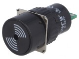 Semnalizator Acustic 75dB 12VDC IP40 &Oslash;16mm