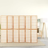 VidaXL Paravan pliabil de cameră, 6 panouri, 240x170 cm, stil japonez