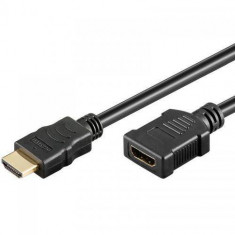 Cablu prelungitor pentru monitor TECHLY 306134 HDMI Male - HDMI Female 3m Black foto