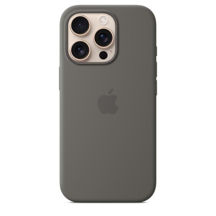 IPHONE 16 PRO SI CASE STONE GRAY-ZML