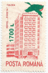 *Romania, LP 1520/2000, Hoteluri si cabane 1991 - supratipar &amp;quot;egreta&amp;quot;, MNH foto