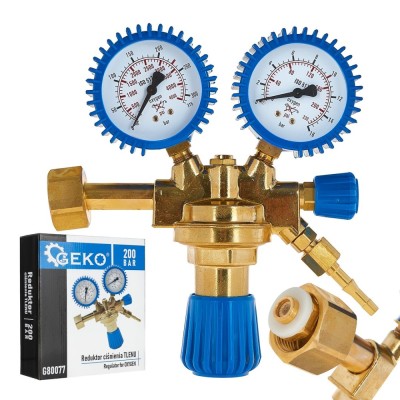 Reductor de presiune Oxigen, 200 bar, Geko G80077 foto