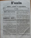 Cumpara ieftin Foaia pentru minte , inima si literatura , nr. 24 , 1863 , Dieta din Ardeal