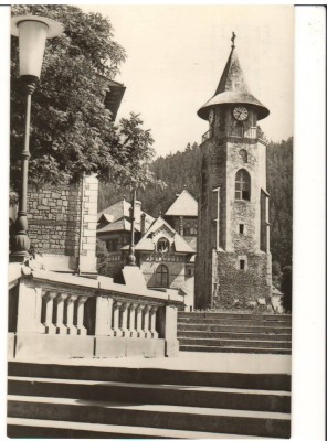 CPIB 16480 CARTE POSTALA - PIATRA NEAMT. BISERICA SI TURNUL LUI STEFAN CEL MARE foto