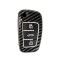 Husa de protectie Premium pentru cheie AUDI tip briceag compatibila cu A1, A3, A4, A6, A8, Q3, Q5, Q7, TT, Allroad, Aspect Carbon, LUVLU&trade;