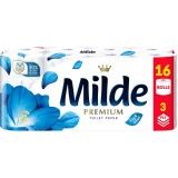 Hartie igienica Milde Cool Blue, 3 straturi, 16 role