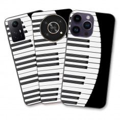 Husa OnePlus 5T Silicon Gel Tpu Model Piano Keys