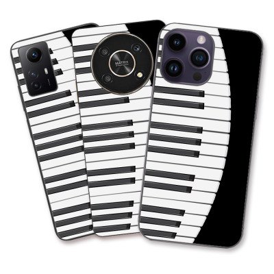 Husa Apple iPhone 11 Silicon Gel Tpu Model Piano Keys foto