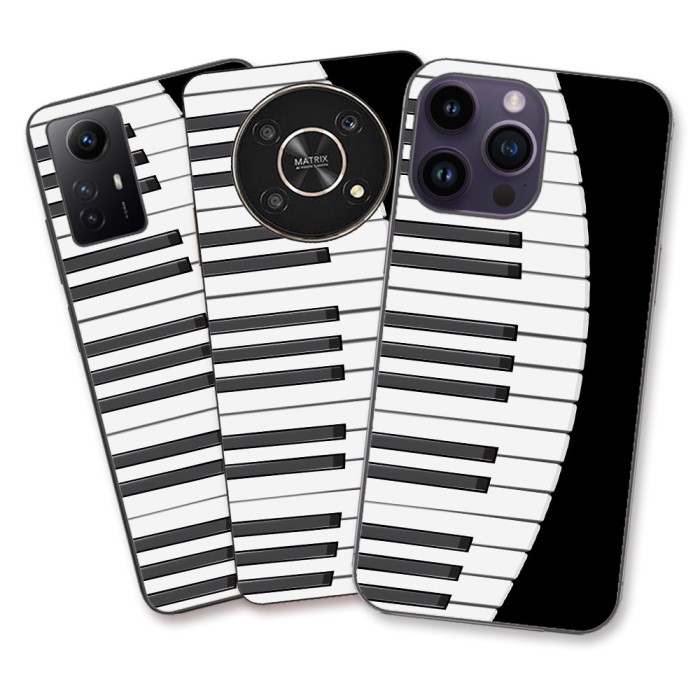 Husa Apple iPhone 11 Silicon Gel Tpu Model Piano Keys