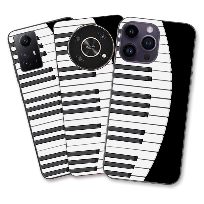 Husa Samsung Galaxy A40 Silicon Gel Tpu Model Piano Keys