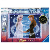 PUZZLE ANNA SI ELSA, 200 PIESE STARLINE, Ravensburger