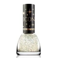 Lac de unghii Icon Glitter Revers White Gold