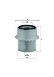 Filtru aer Mitsubishi Delica / Space Gear, L200, L200 Sasiu, L400, Pajero I, Pajero II, Pajero II Canvas Top, Pajero Sport I Motor 2.5, 2.5, 197 mm,